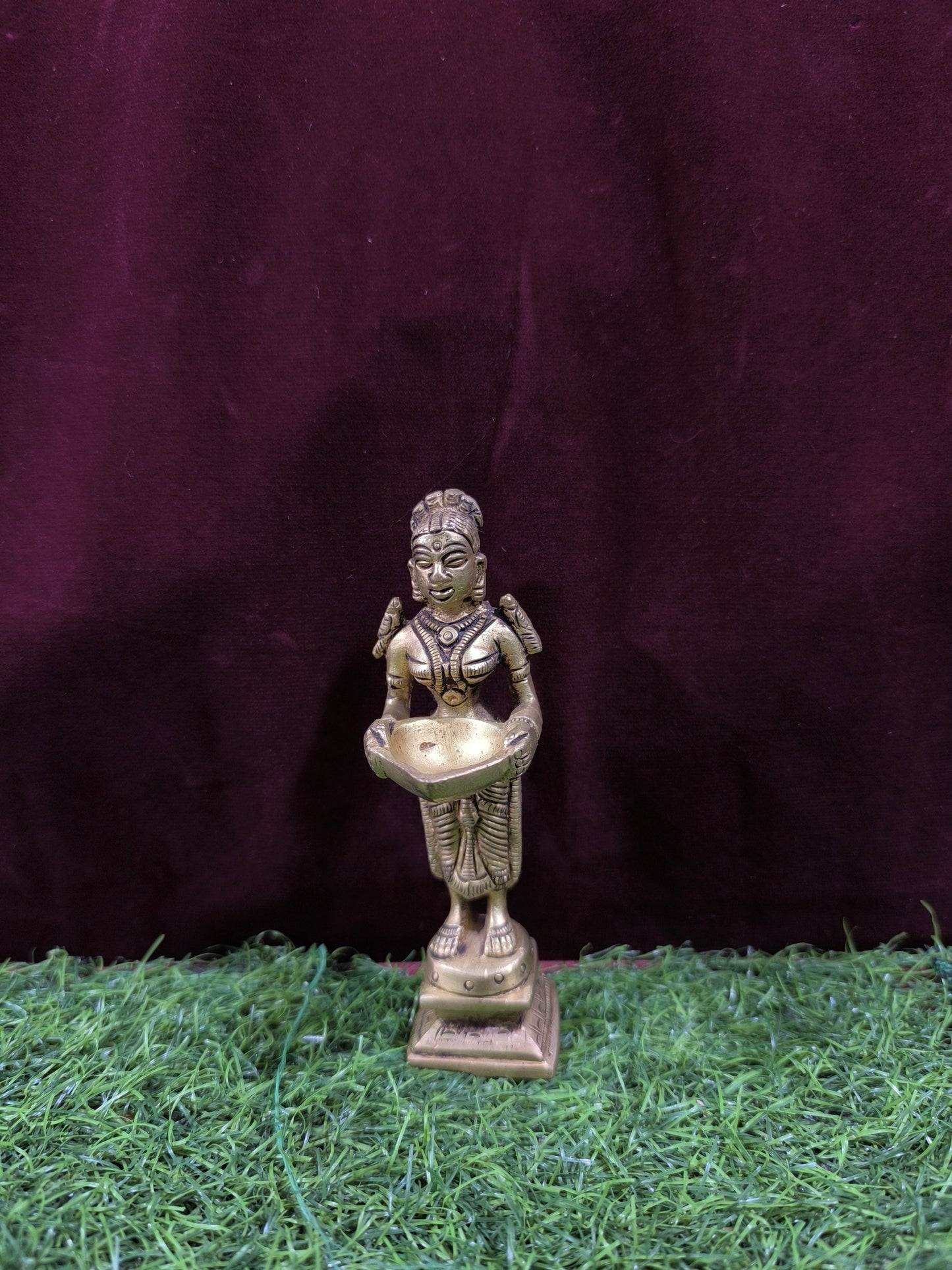 Lakshmi Idol Holding Bowl
