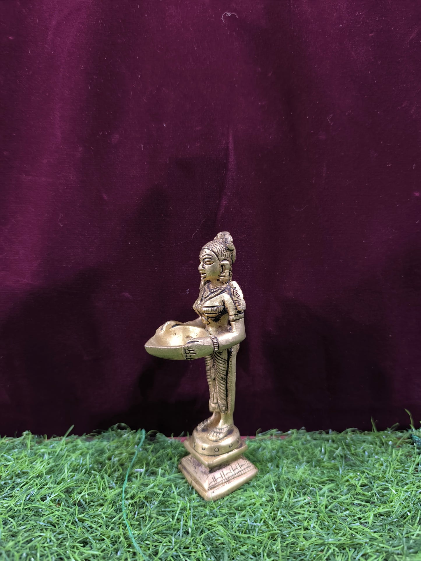 Lakshmi Idol Holding Bowl