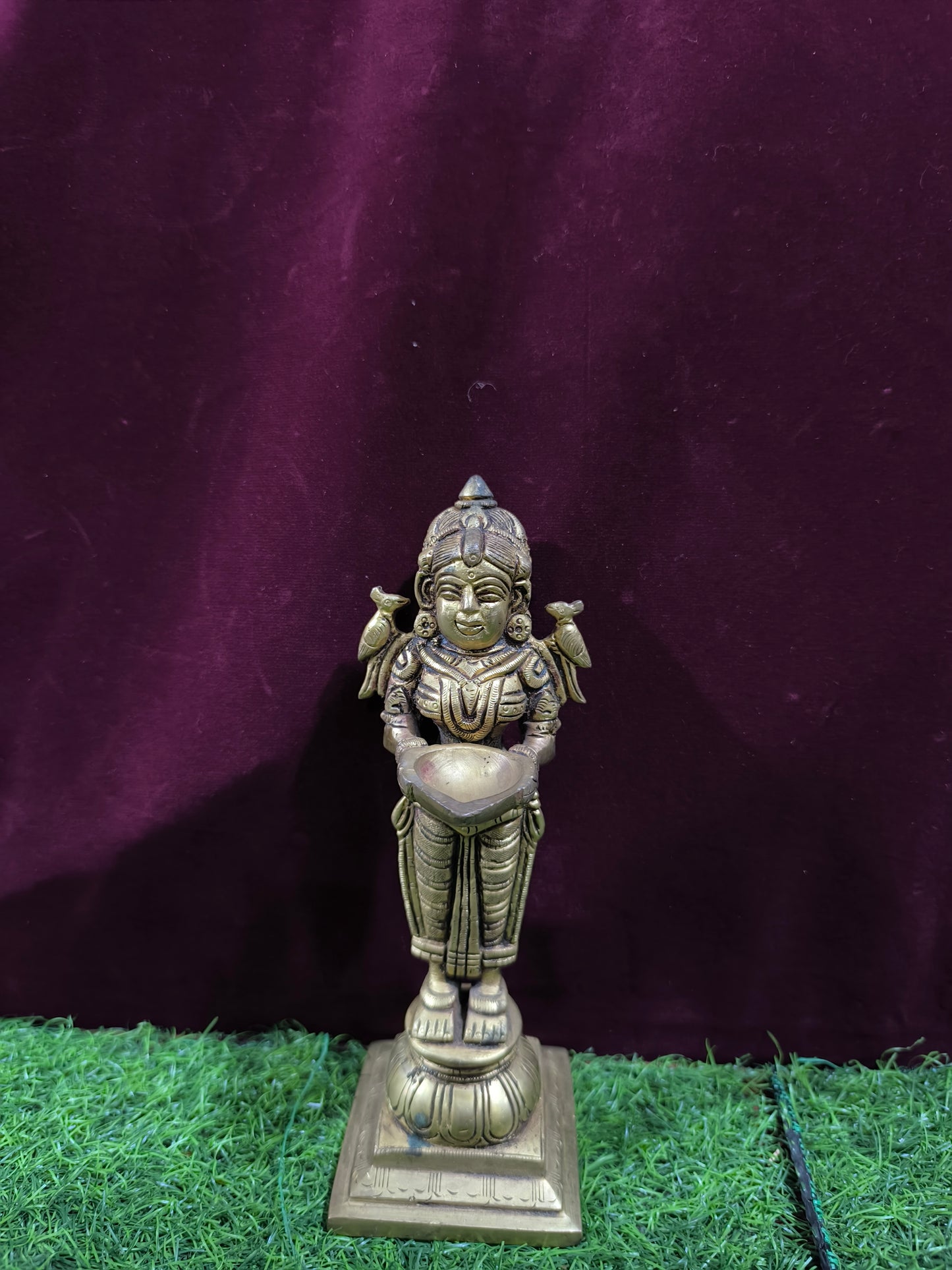 Deepalakshmi Idol With a Diya Holder