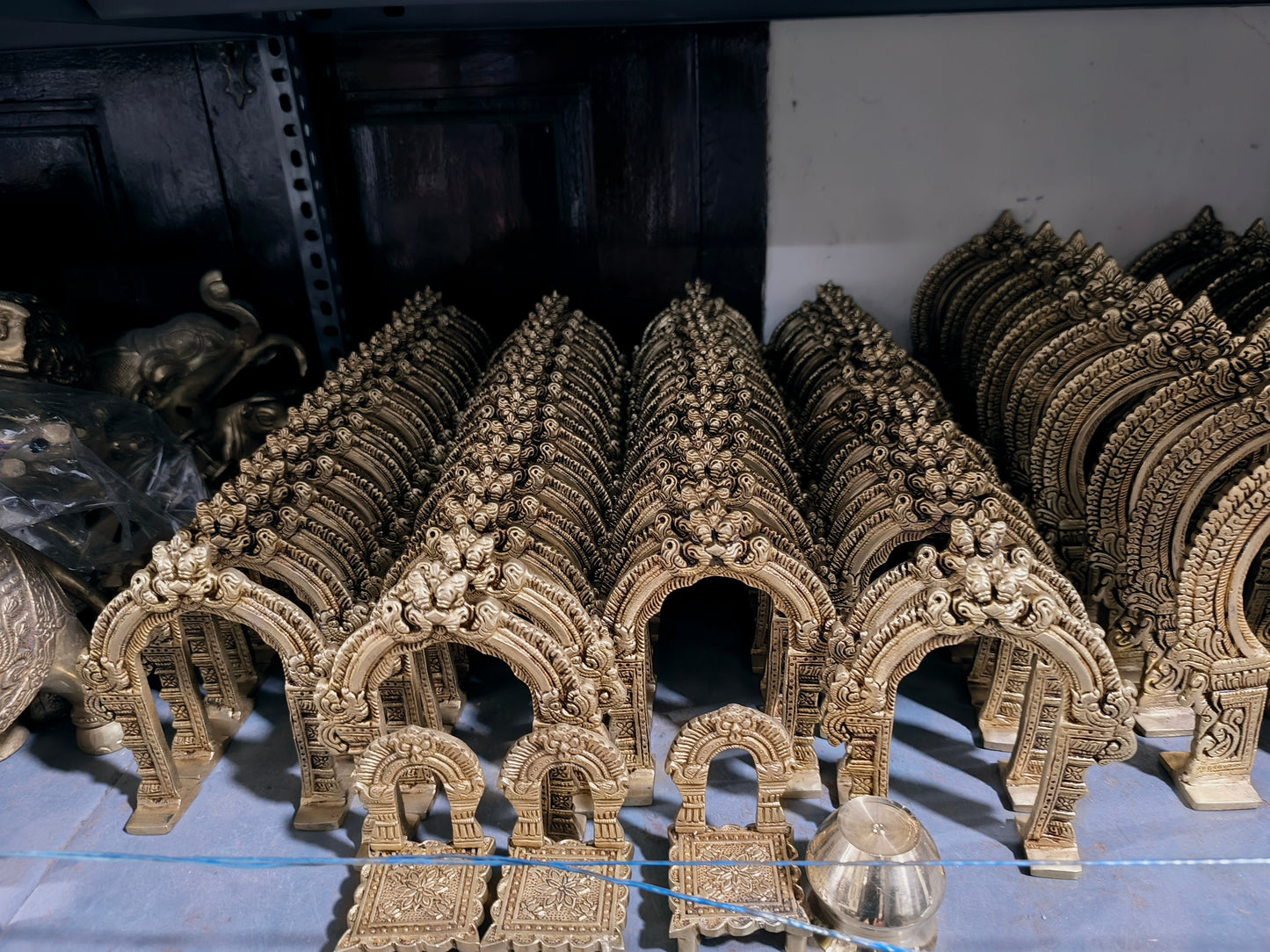 Brass Prabhavali or Temple Arch