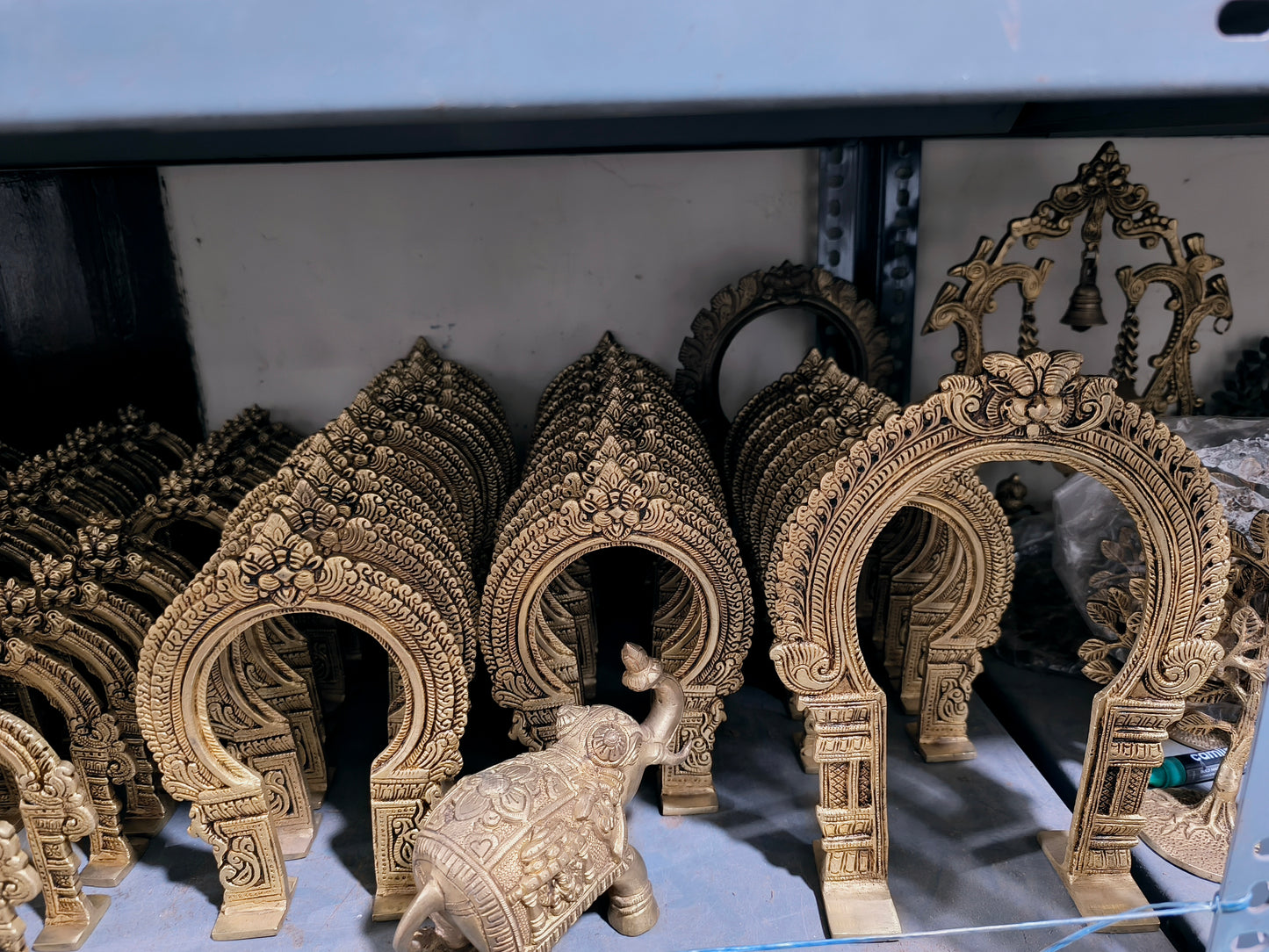 Brass Prabhavali or Temple Arch