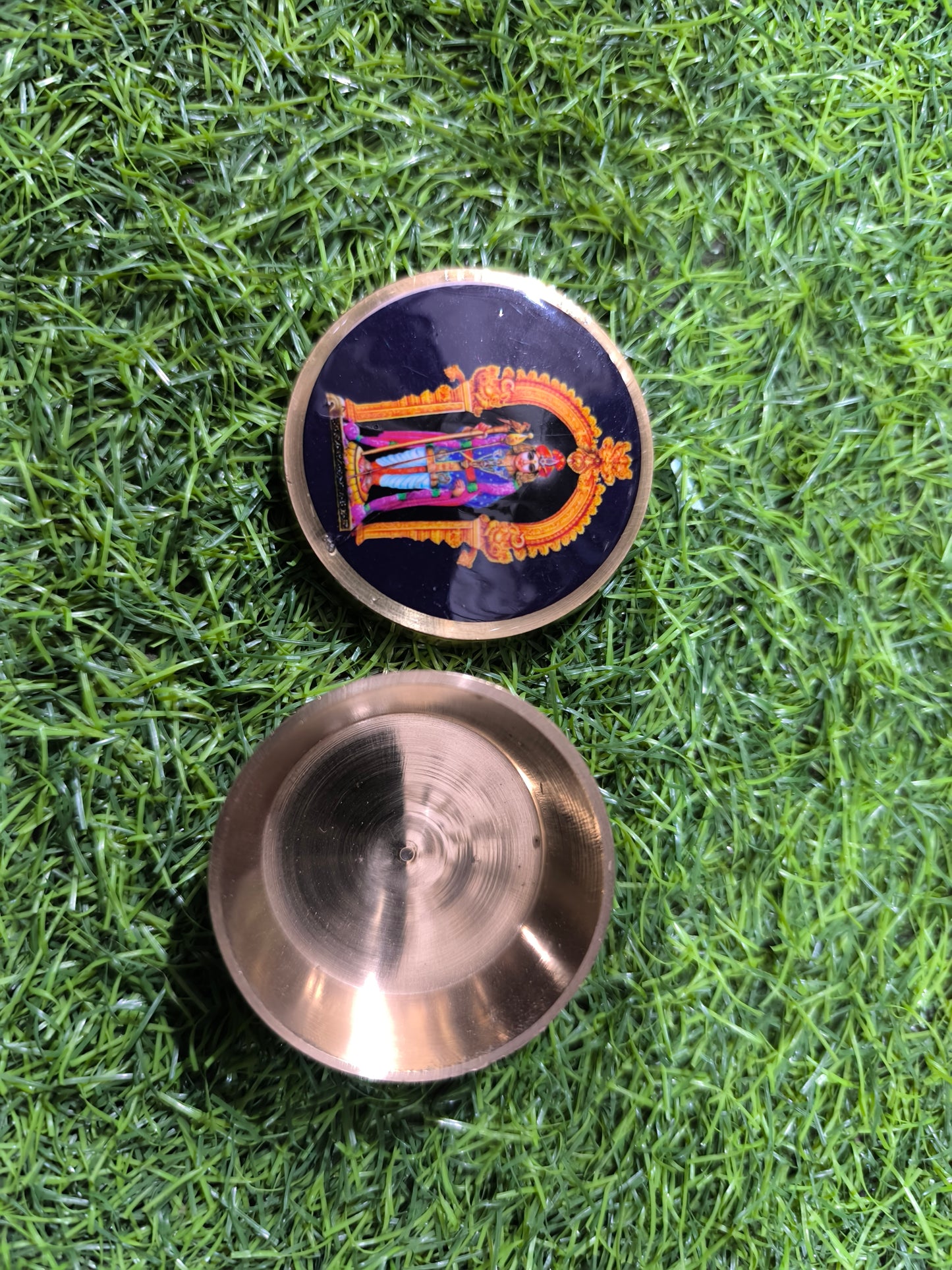 Lord Venkateswara Brass Decorative Disc