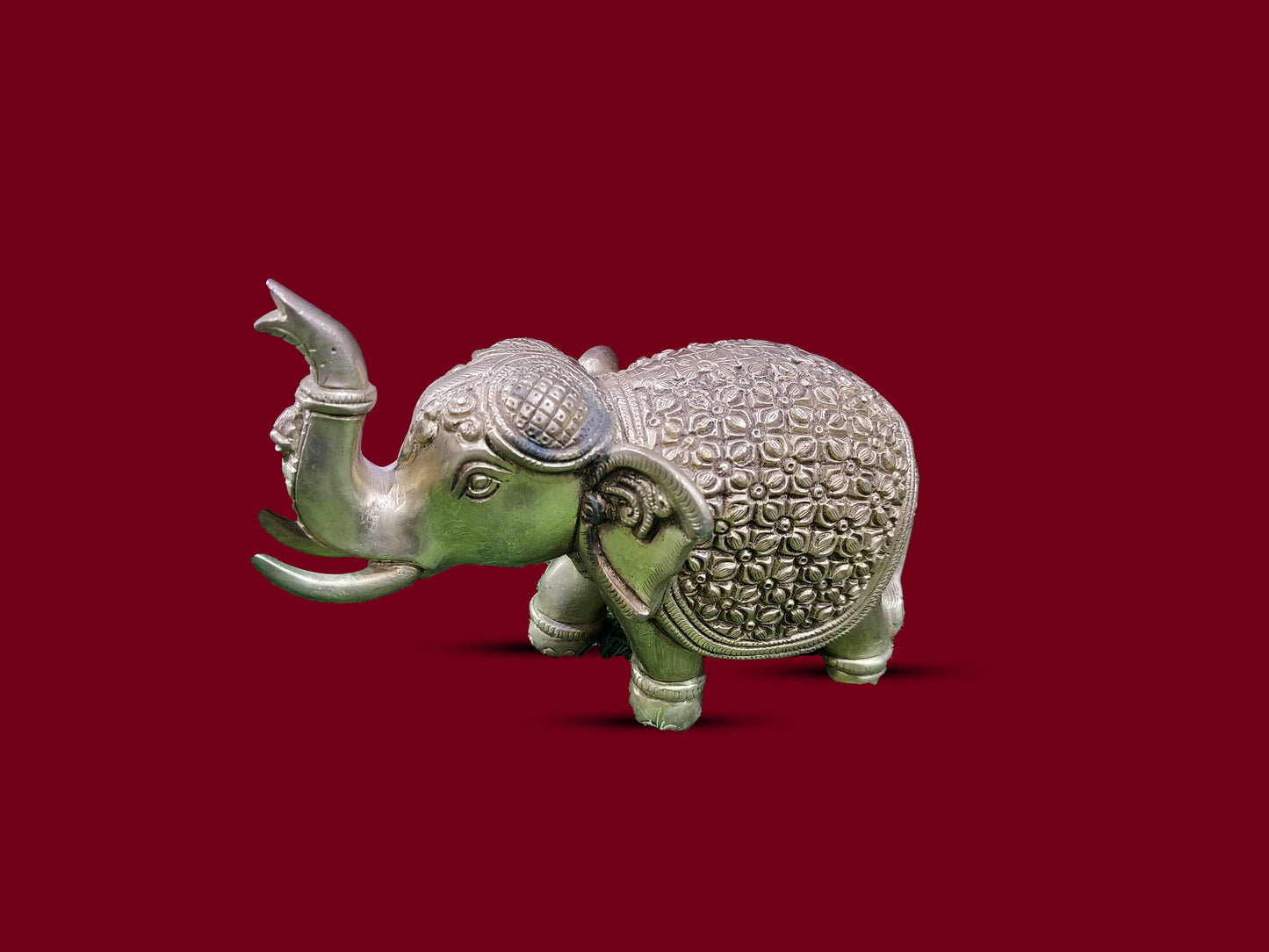 Brass Elephant Statue