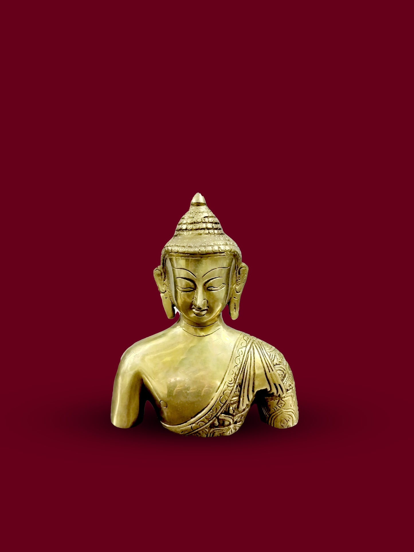 Buddha Head Bust Statue