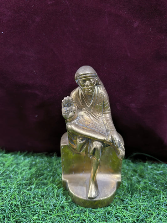 Brass Statue of Sai Baba