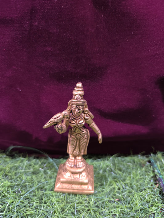 Goddess Meenakshi Amman With parrot