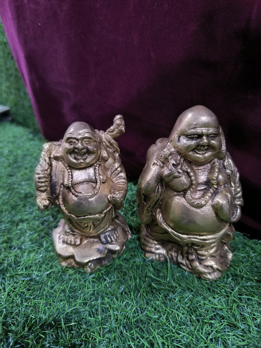 Laughing Buddha Pair