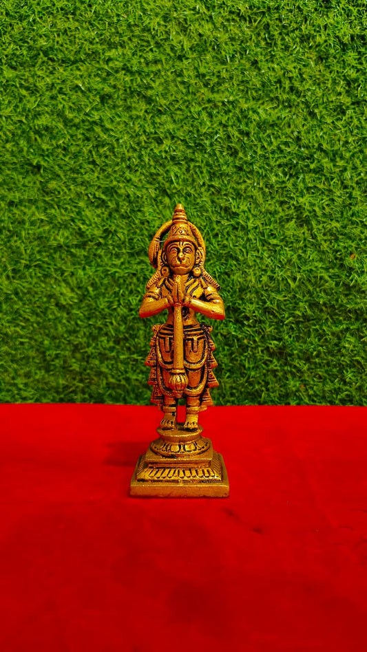 Hanuman Brass Idol (Namaste Pose)