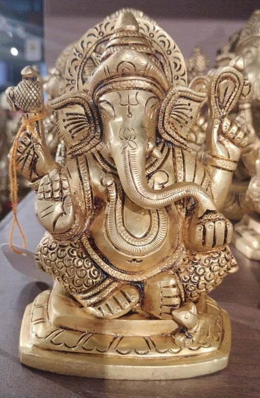 Lalitasana Chaturbhuja Ganesha