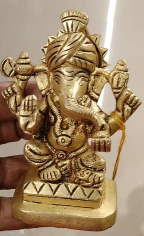 Turban-Wearing Ganesha (Folk/Desi Style Ganesha)