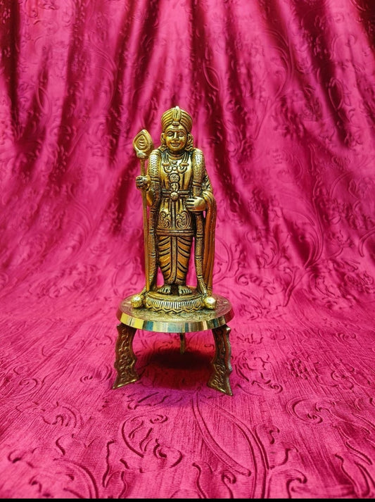 brass idol of Lord Murugan