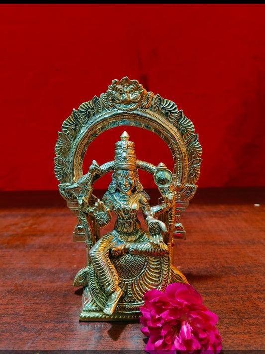 Goddess Meenakshi Brass Idol