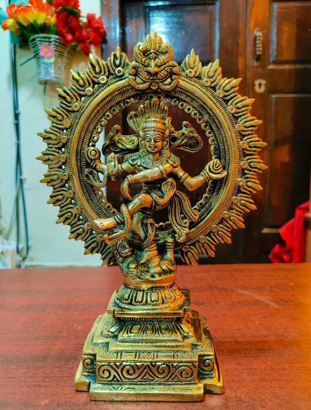 Brass Nataraja Dancing Shiva Idol