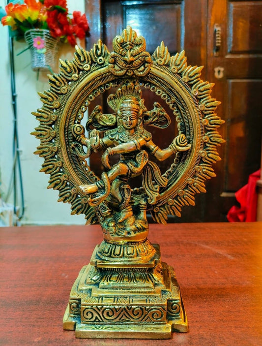 Brass Nataraja Dancing Shiva Idol